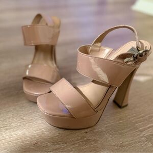 Steve Madden Blush Patent Leather Heels